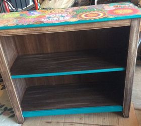 Rummage Sale Bookshelf Transformation , Its Finished!